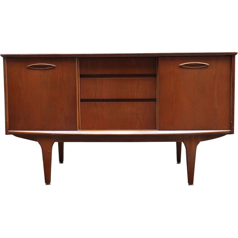 Vintage teak wood color sideboard 1960