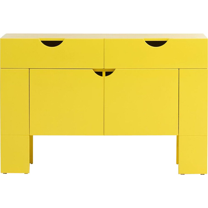 Yellow cabinet by Claire Bataille and Paul Ibens for Spectrum