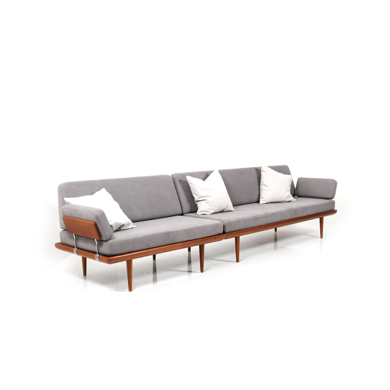 Vintage Teak 'Minerva' seater sofa set by Peter Hvidt and Orla Molgaard Nielsen