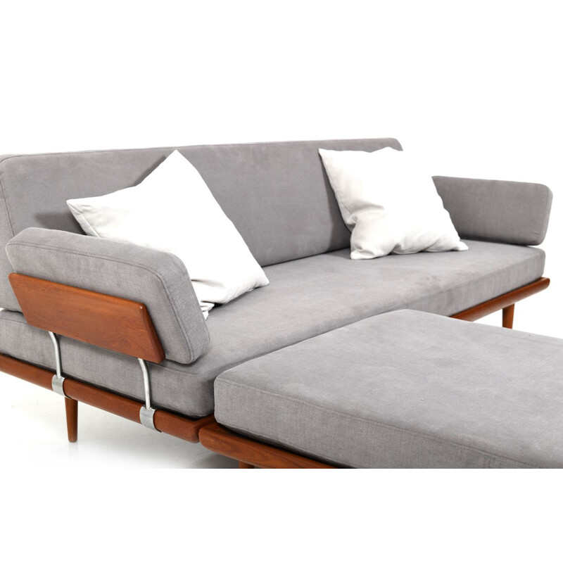 Vintage Teak 'Minerva' seater sofa set by Peter Hvidt and Orla Molgaard Nielsen