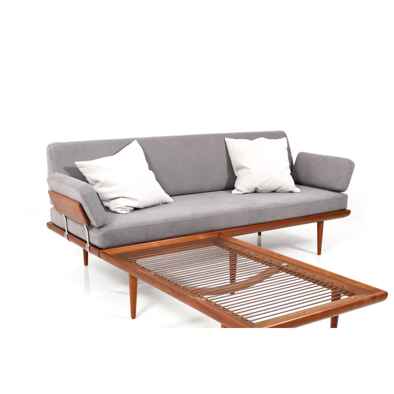 Vintage Teak 'Minerva' seater sofa set by Peter Hvidt and Orla Molgaard Nielsen