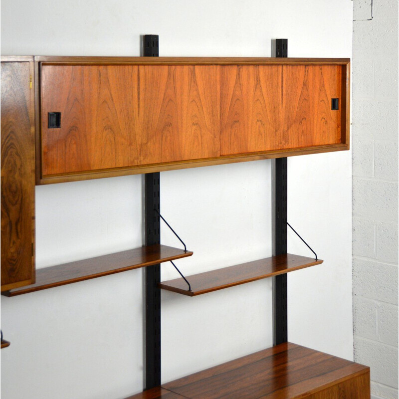 Vintage bookshelf system Rosewood modular bookcase 1960