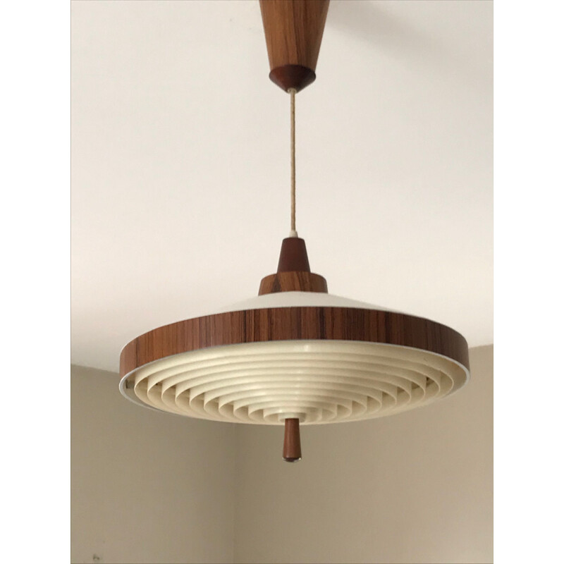 Vintage hanging lamp Temde 1960 