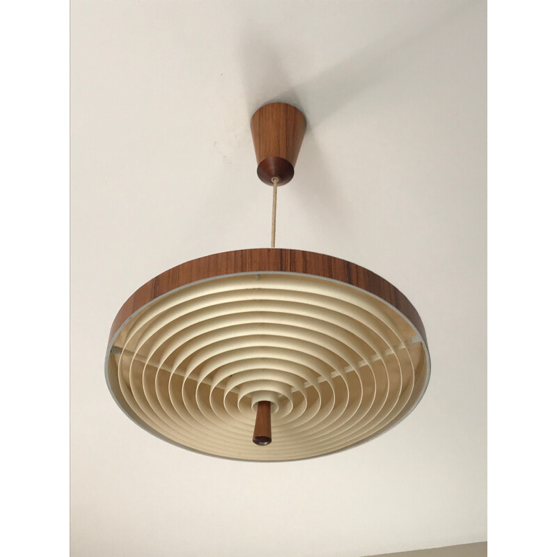 Vintage hanging lamp Temde 1960 