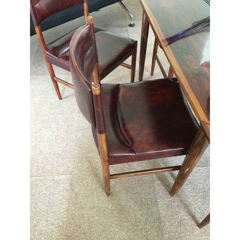 Rosewood dining set - 1960s