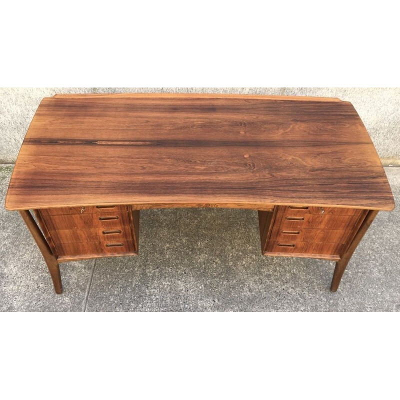 Rosewood desk mid century Svend Aage Madsen 1960