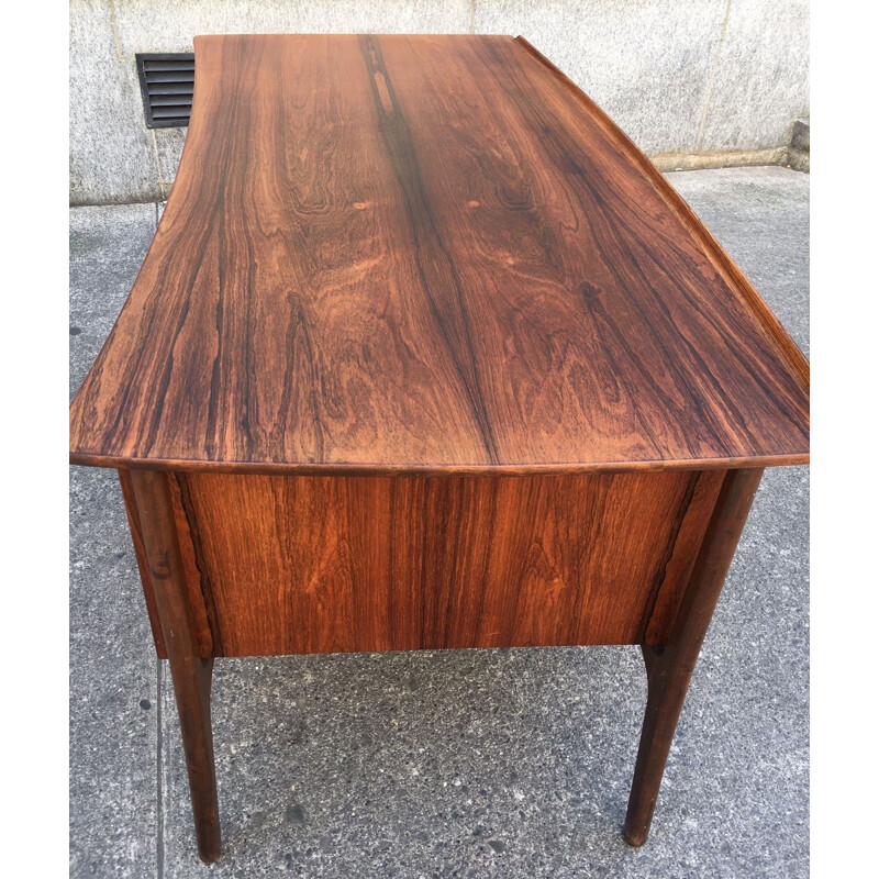 Rosewood desk mid century Svend Aage Madsen 1960