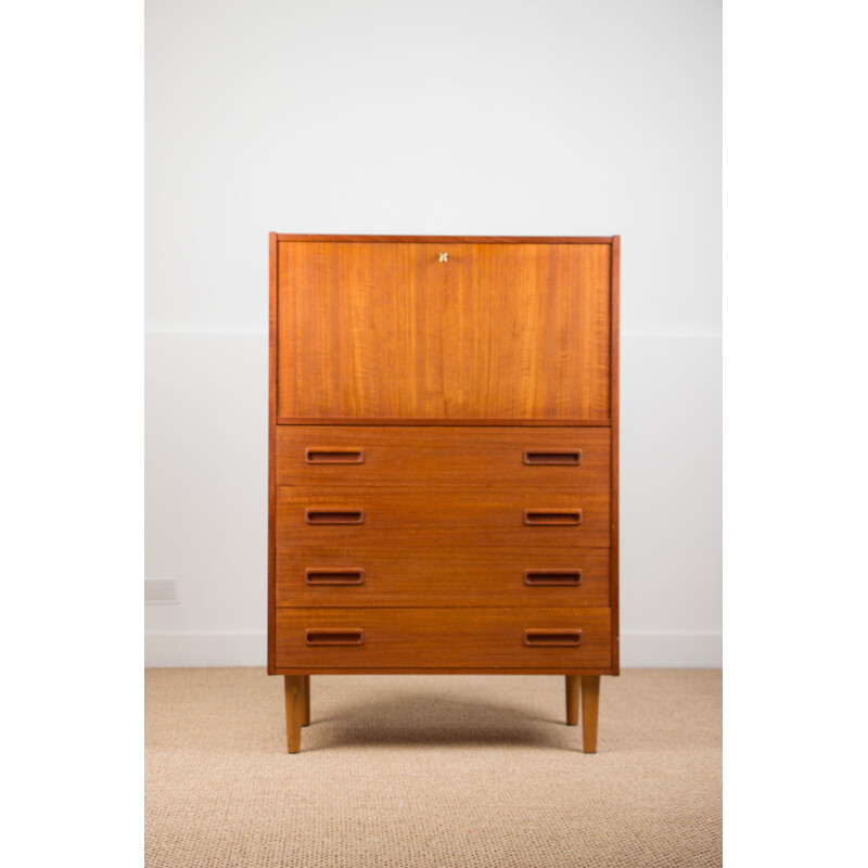 Danish Teak Secretary Vintage  by Erik Jensen 1960