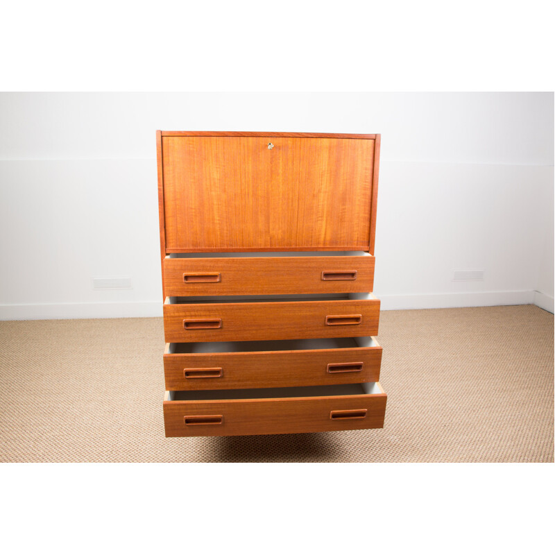 Danish Teak Secretary Vintage  by Erik Jensen 1960