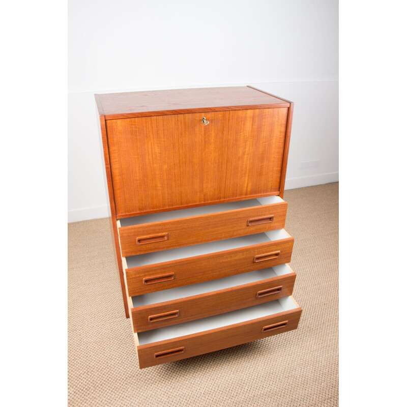 Danish Teak Secretary Vintage  by Erik Jensen 1960