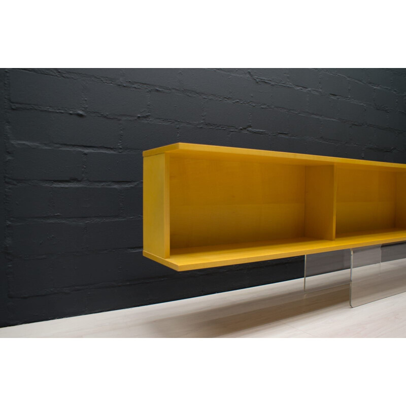 Large Mid-Century Wall Shelf, 1960s