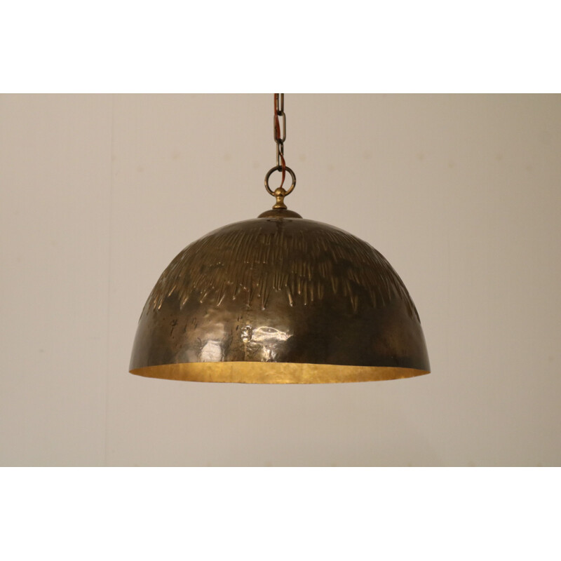 Copper hanging lamp 1960s