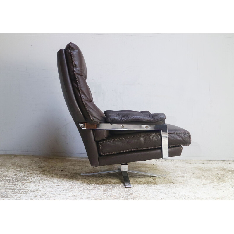 Chaise lounge vintage par Arne Norrel pour Vatne Swedish 1960