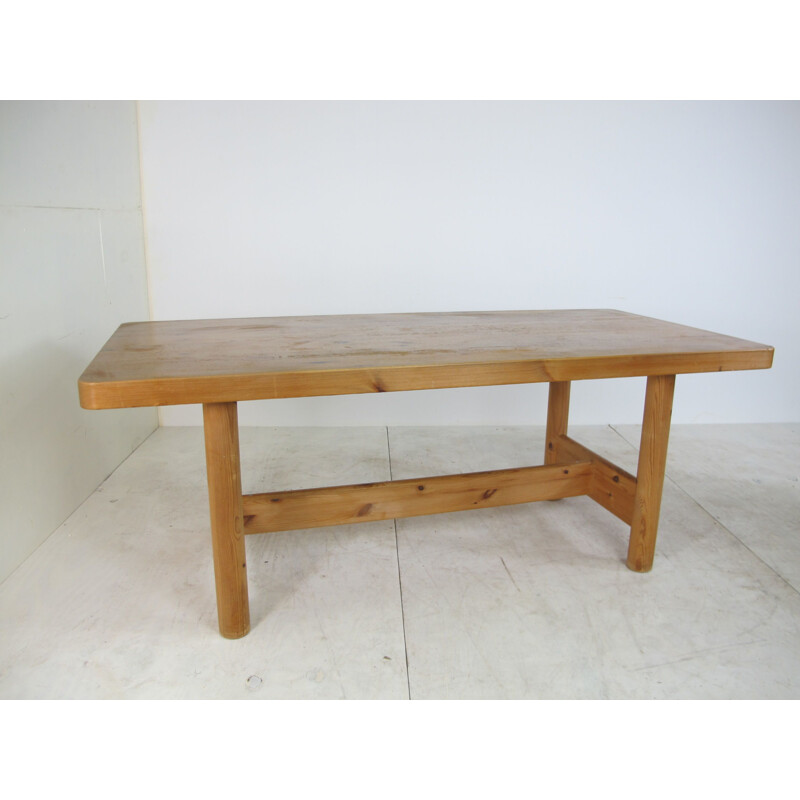 Large Mid-Century Rectangular Dining Table by Rainer Daumiller, 1970s