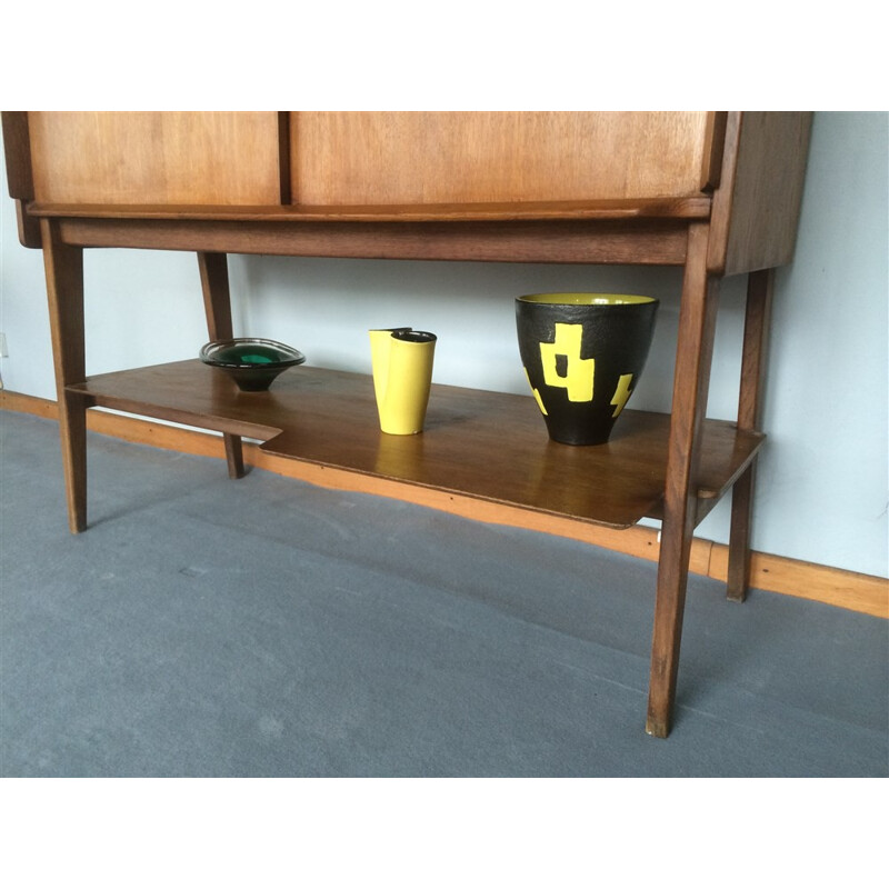 ABC sideboard in oak, Roger LANDAULT - 1950s