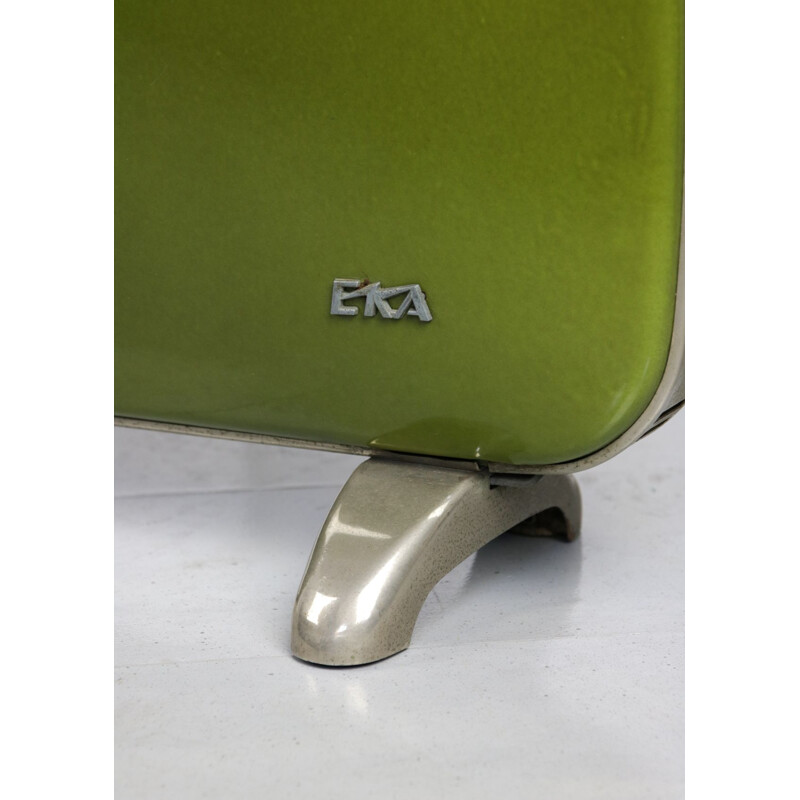 Aquecedor de esmalte verde Vintage de Eka, 1960