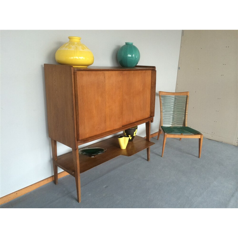 ABC sideboard in oak, Roger LANDAULT - 1950s