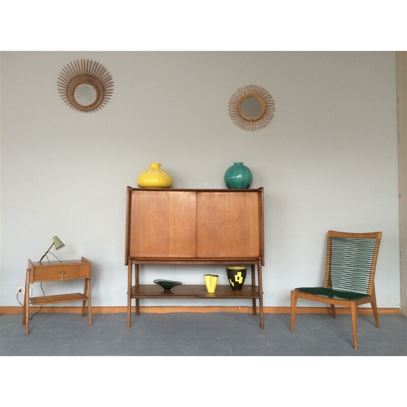 ABC sideboard in oak, Roger LANDAULT - 1950s