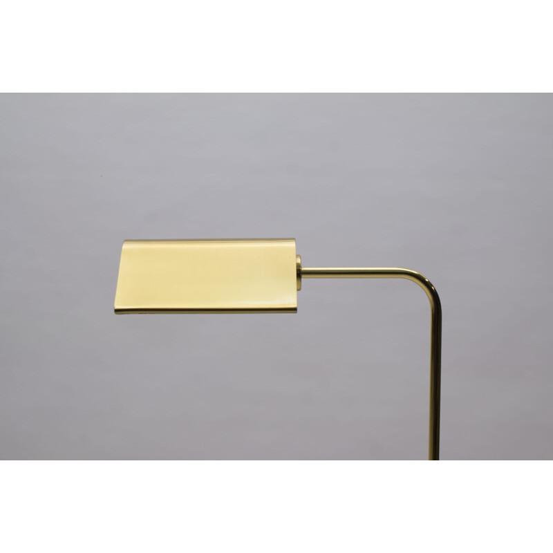 Vintage Adjustable Brass Floor Lamp