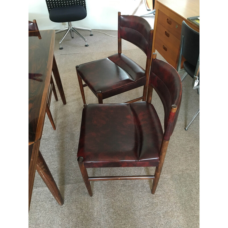 Rosewood dining set - 1960s