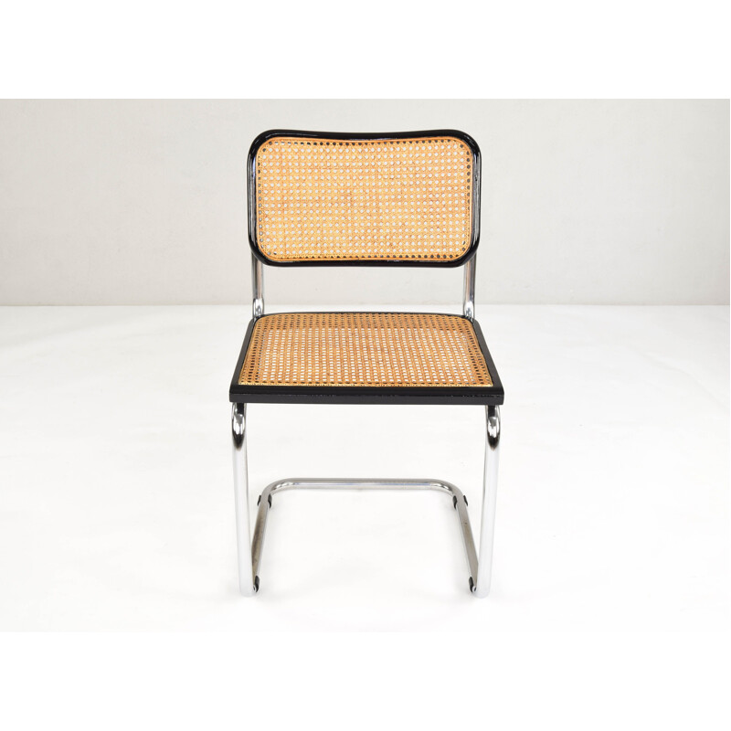 Set of 6 Mid-Century Modern Marcel Breuer B32 Cesca Chairs, Italy, 1970s