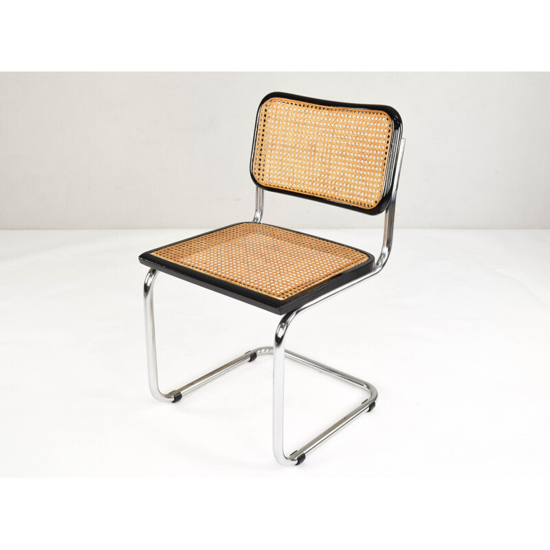 Set of 6 Mid-Century Modern Marcel Breuer B32 Cesca Chairs, Italy, 1970s