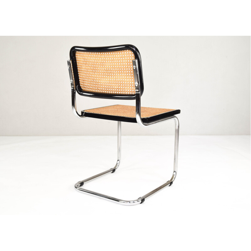 Set of 6 Mid-Century Modern Marcel Breuer B32 Cesca Chairs, Italy, 1970s