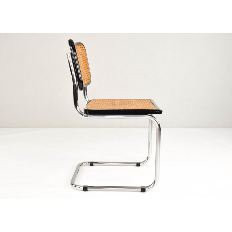 Set of 6 Mid-Century Modern Marcel Breuer B32 Cesca Chairs, Italy, 1970s