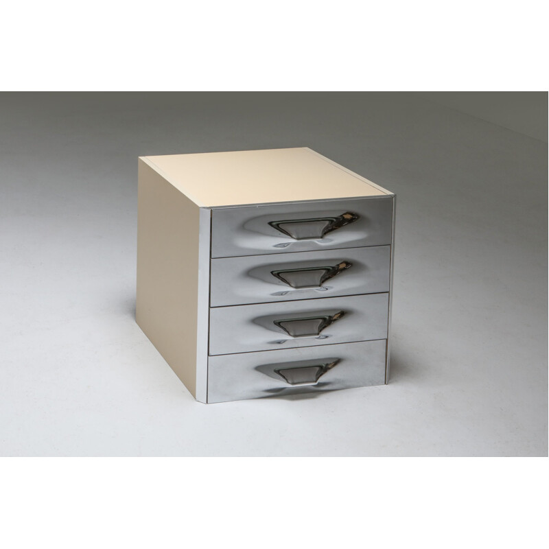 Drawer Chest Raymond Loewy Chrome 1960's