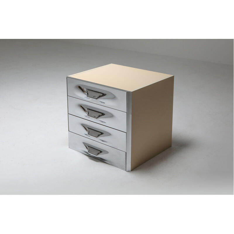 Drawer Chest Raymond Loewy Chrome 1960's