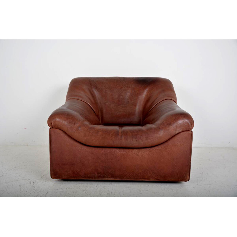 Armchair Vintage De Sède 'DS 46' with wide seat 1970