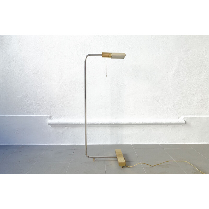 Floor Lamp Cedric Hartman Brass and Chrome 