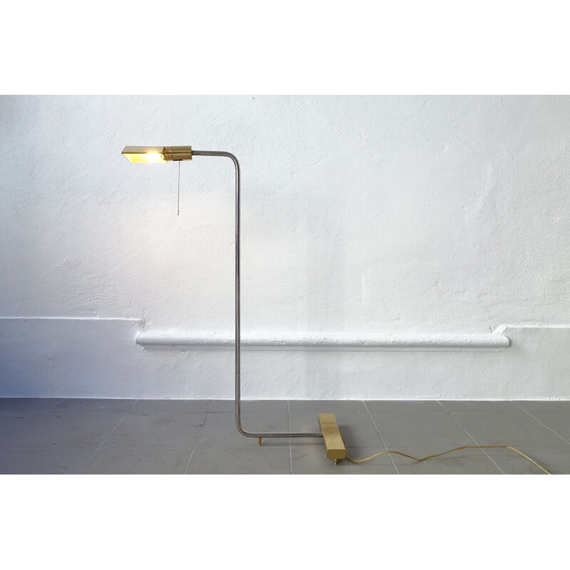 Floor Lamp Cedric Hartman Brass and Chrome 