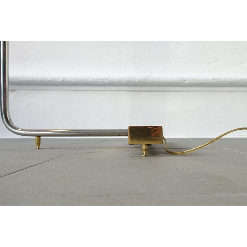 Floor Lamp Cedric Hartman Brass and Chrome 