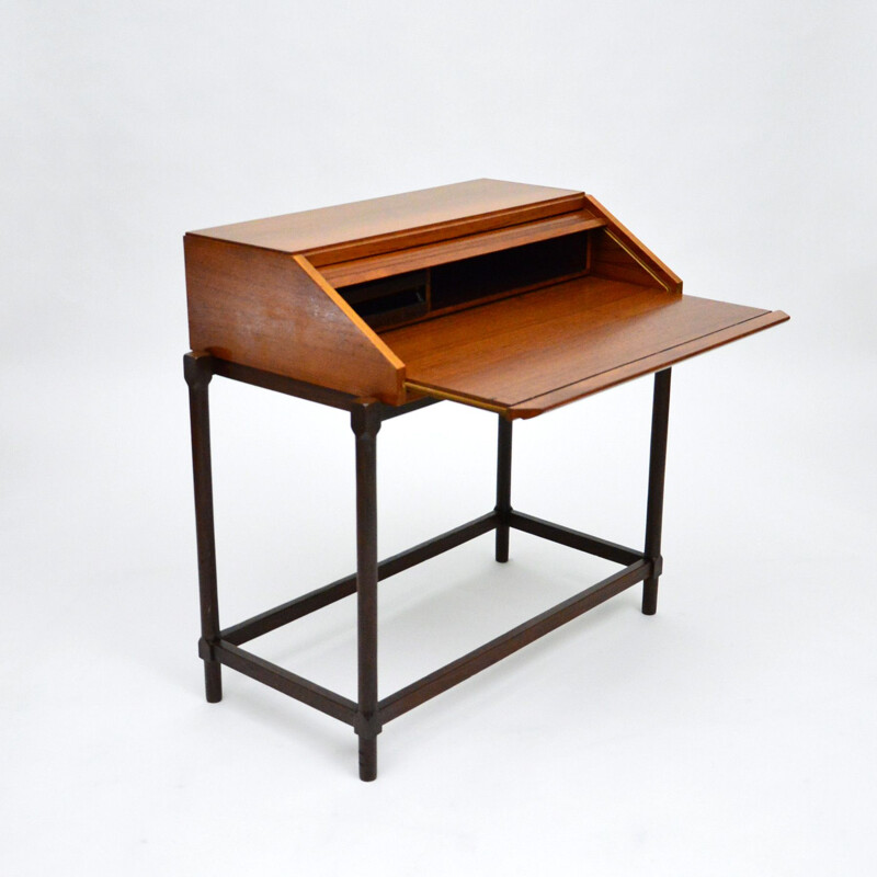 Vintage secretary Teak Desk By Fratelli Proserpio, 1960s