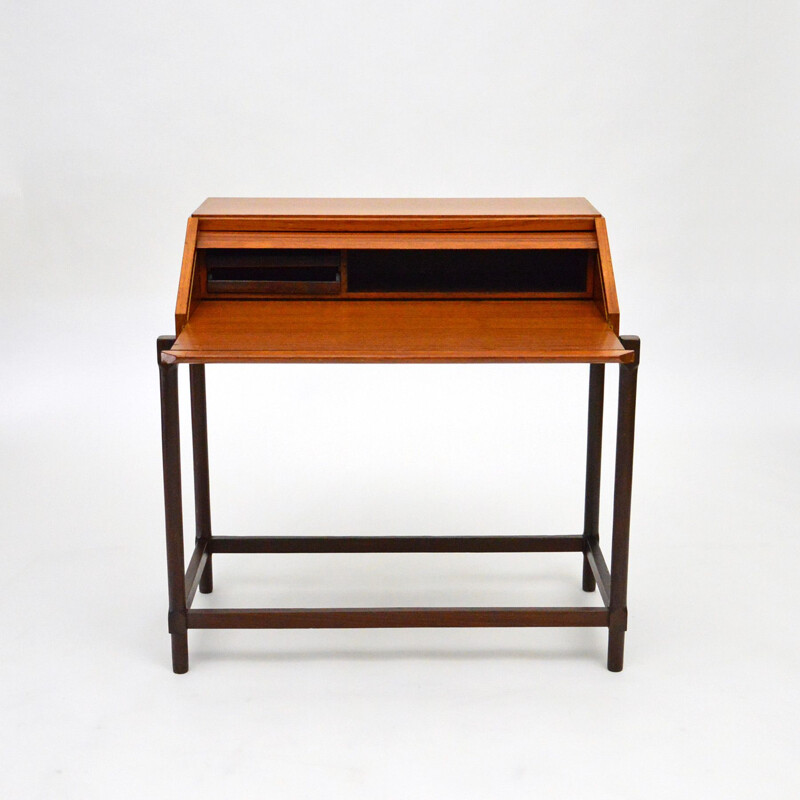 Vintage secretary Teak Desk By Fratelli Proserpio, 1960s