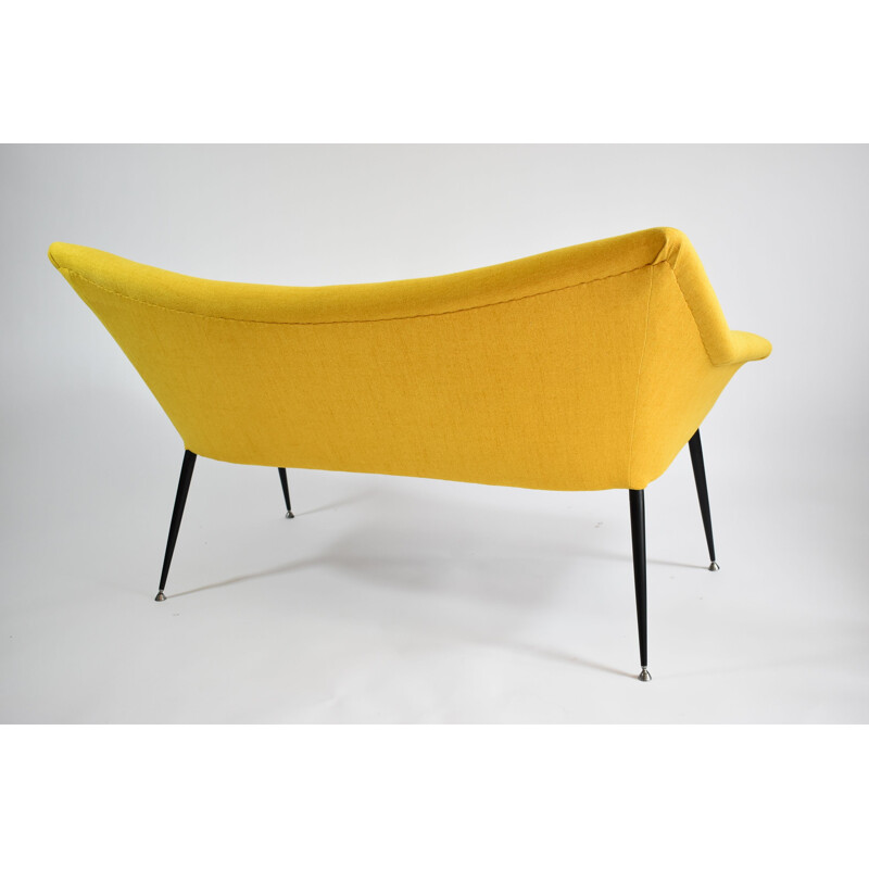 Sofa Vintage designed in Germany, yellow 1960s