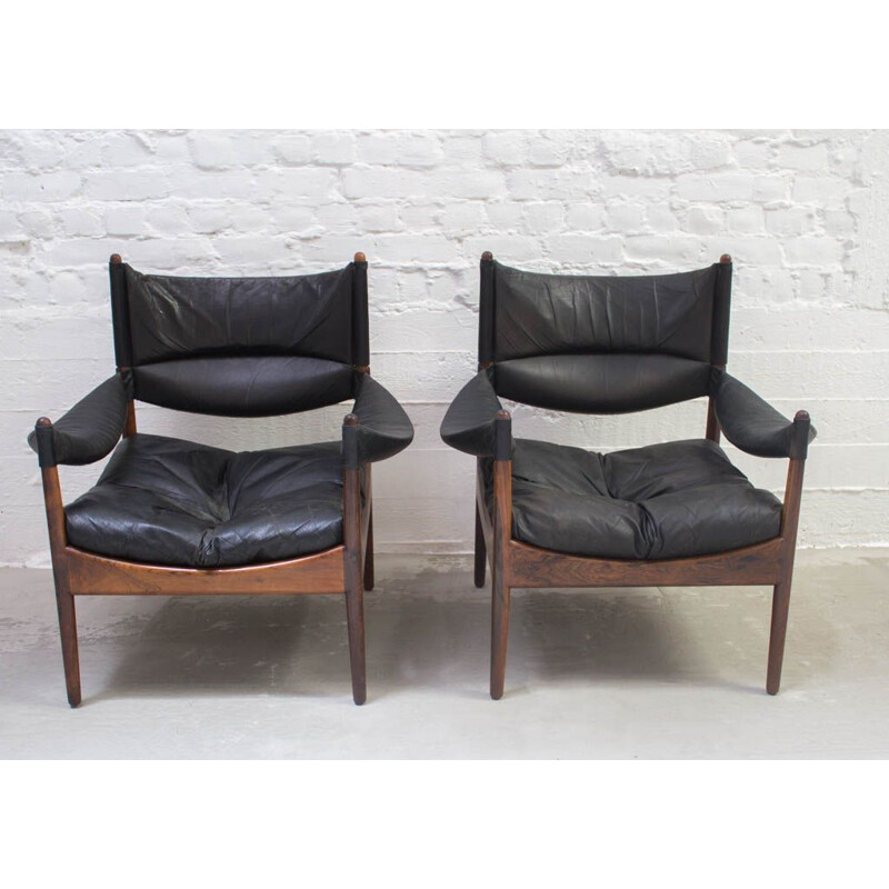 Pair of vintage armchairs Kristian Vedel for Soren Willadsen, 1960s