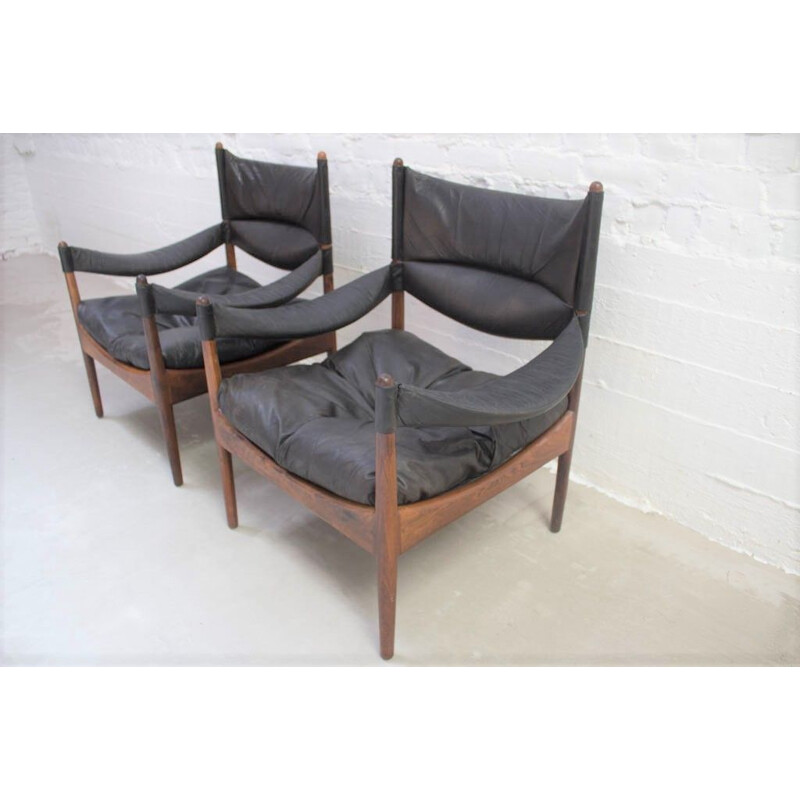 Pair of vintage armchairs Kristian Vedel for Soren Willadsen, 1960s