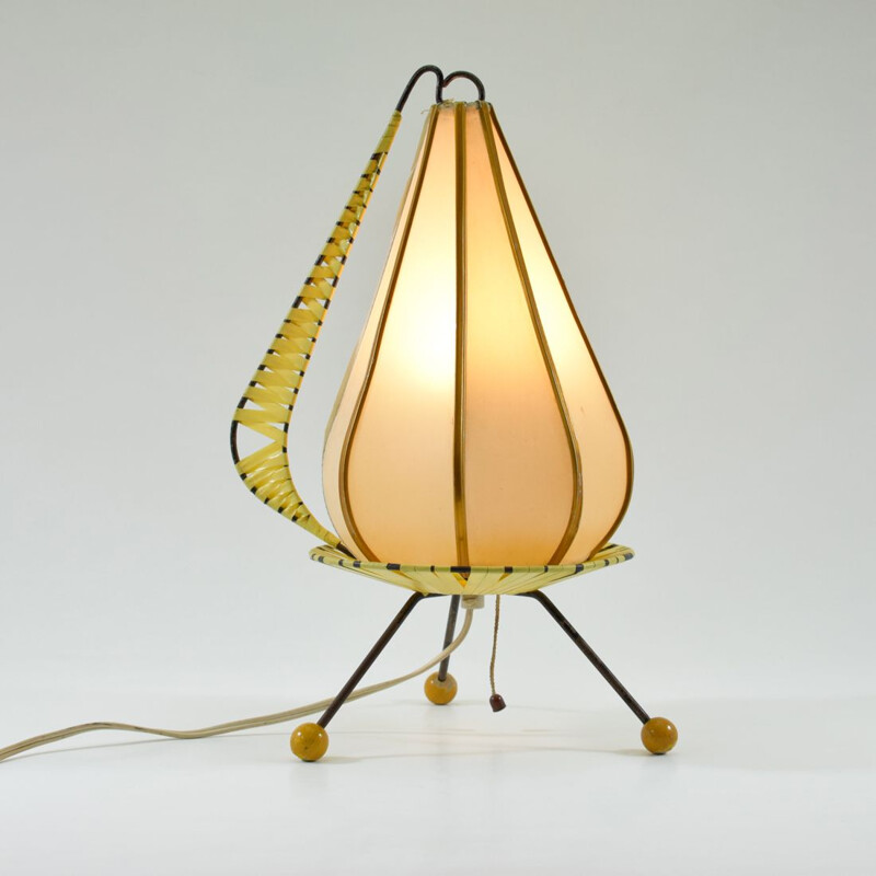 Lampe vintage tripode de Walter Viehweger 1950