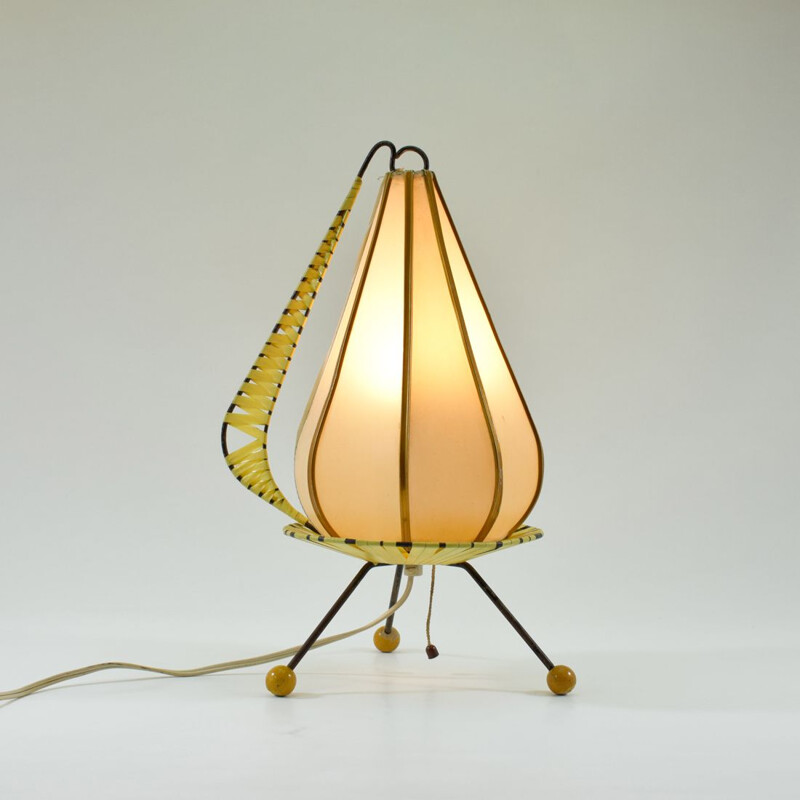 Lampe vintage tripode de Walter Viehweger 1950