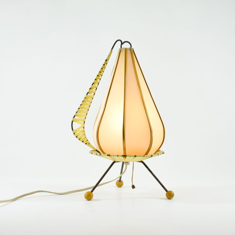 Lampe vintage tripode de Walter Viehweger 1950