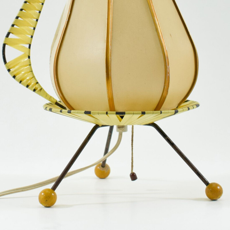 Vintage tripod lamp by Walter Viehweger 1950