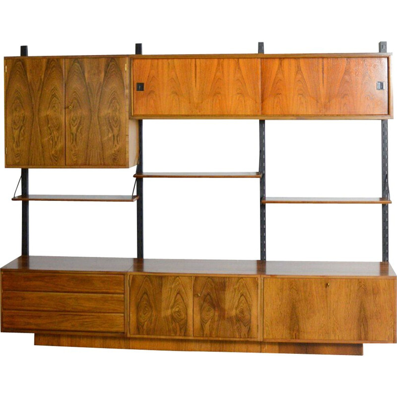 Vintage bookshelf system Rosewood modular bookcase 1960