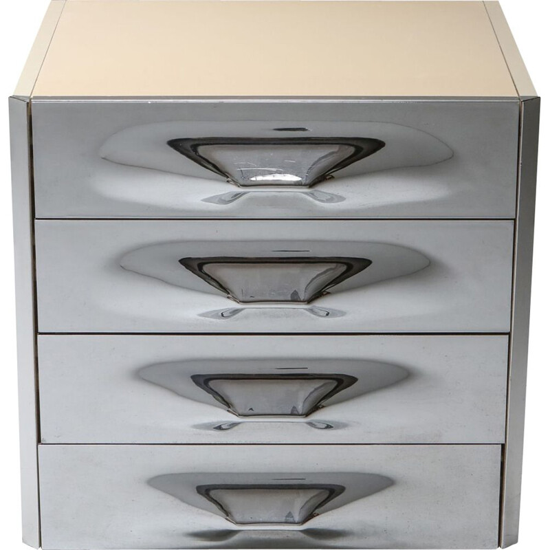 Drawer Chest Raymond Loewy Chrome 1960's