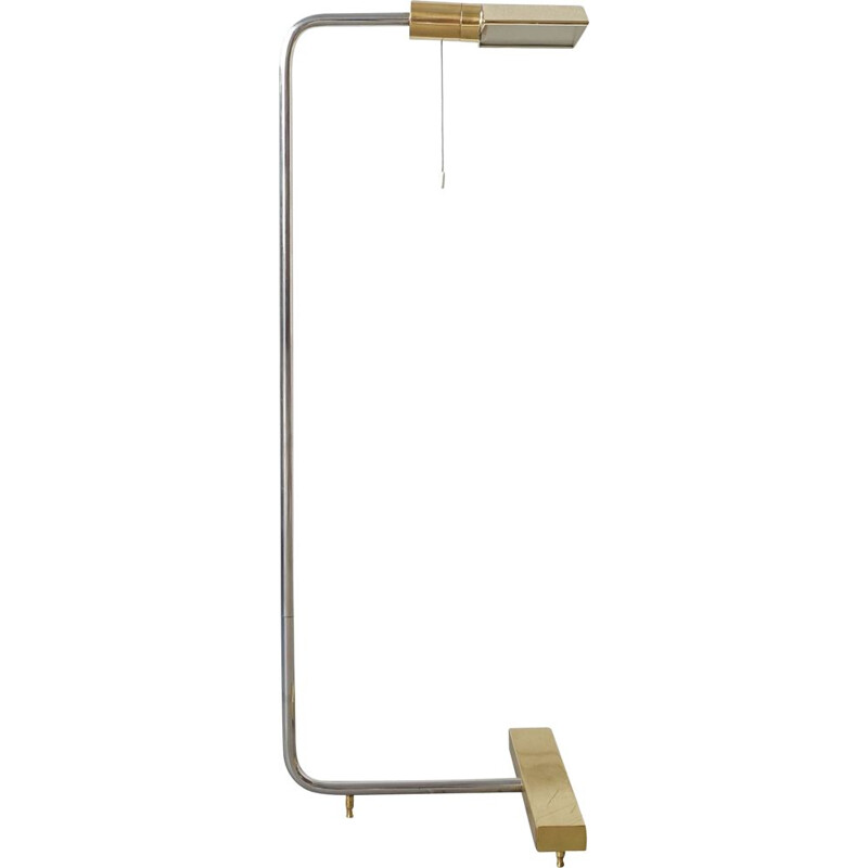 Floor Lamp Cedric Hartman Brass and Chrome 