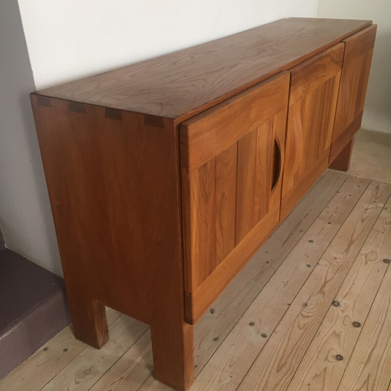 Regain Elm Vintage Elm Sideboard 1970