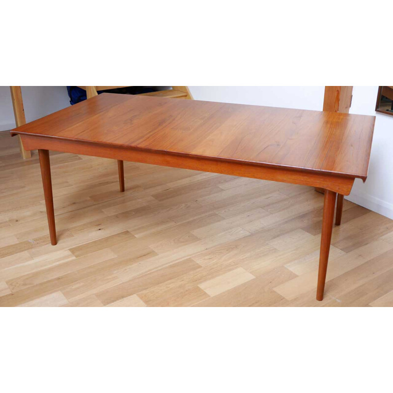 Model 540 extending table in teak, Finn JUHL - 1950s