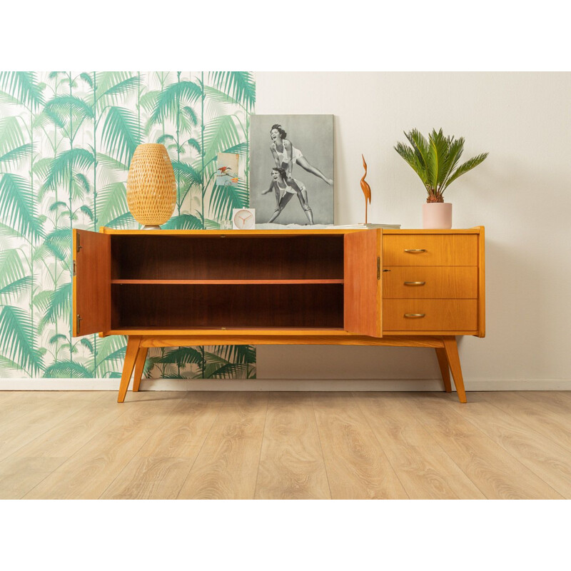 Sideboard mid century blue and cream white 1950s