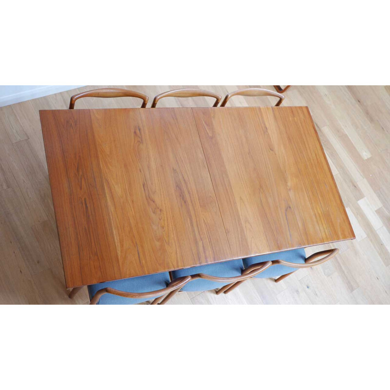 Model 540 extending table in teak, Finn JUHL - 1950s